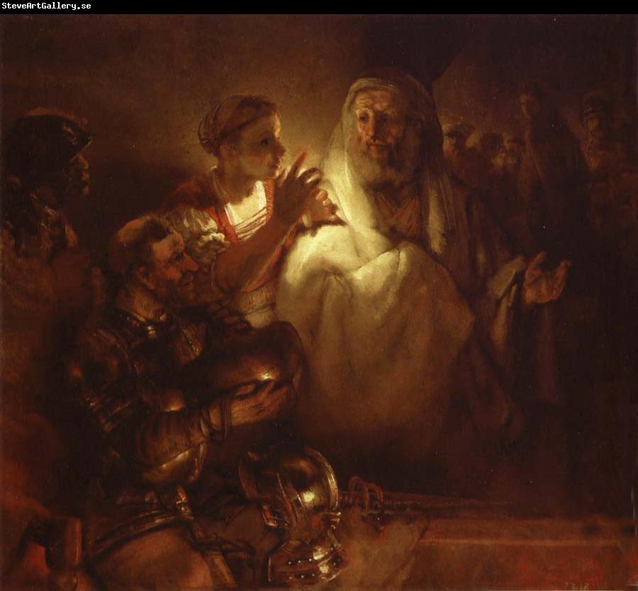 REMBRANDT Harmenszoon van Rijn St Peter-s Denial